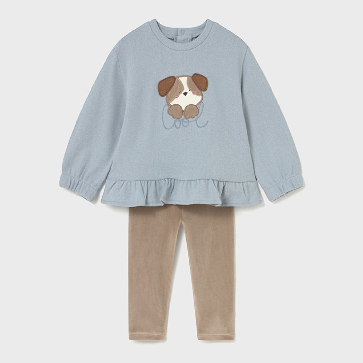 Completo leggings pullover Bimba Grigio 2738/27 -  NANU' BABY