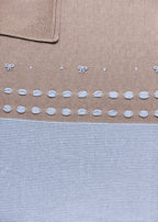 Cotton Blanket with Sand Knots 198/S