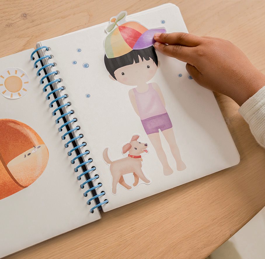 Libro Dress me up con stickers  MLTICOLORE 125407 -  NANU' BABY