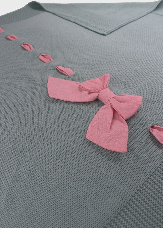 Green Bow Cotton Blanket 191/V