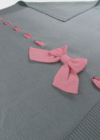 Green Bow Cotton Blanket 191/V