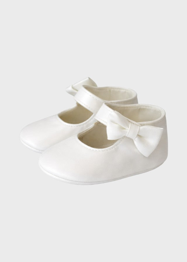 White Taffeta Satin Ballerina SF4116/T95