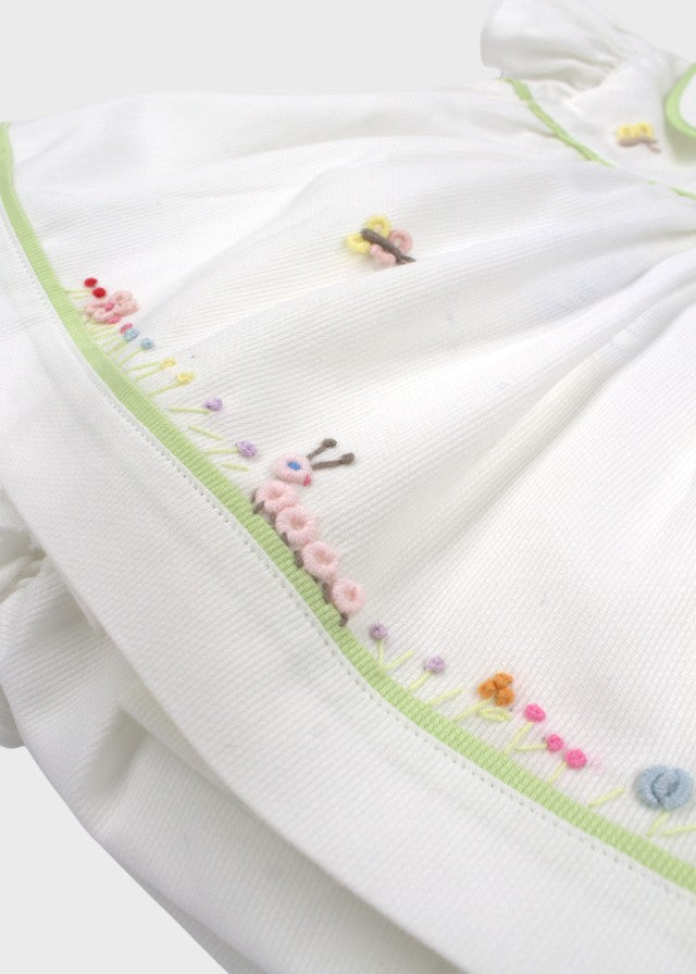 Completo Nascita Ricamato Bianco HUNKAR/VT