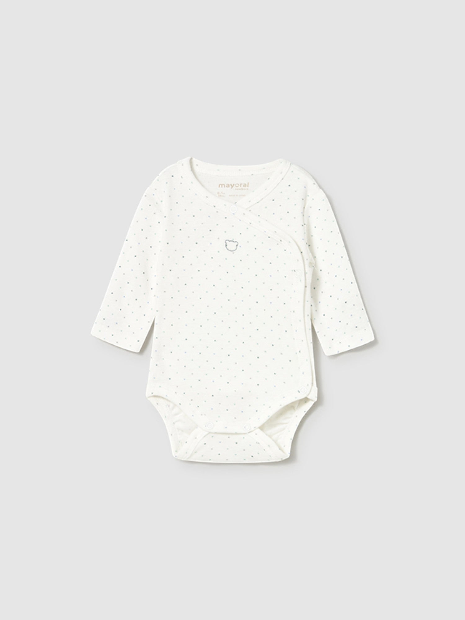 Ecru Long Sleeve Underwear Bodysuit 2712