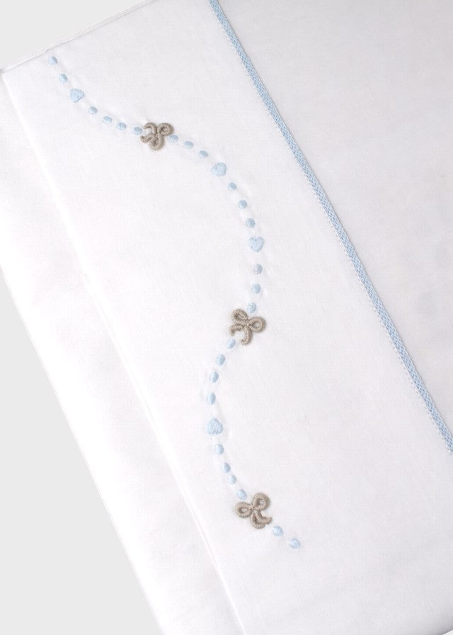 Dove Grey Sky Bows Sheet EK65LE/C