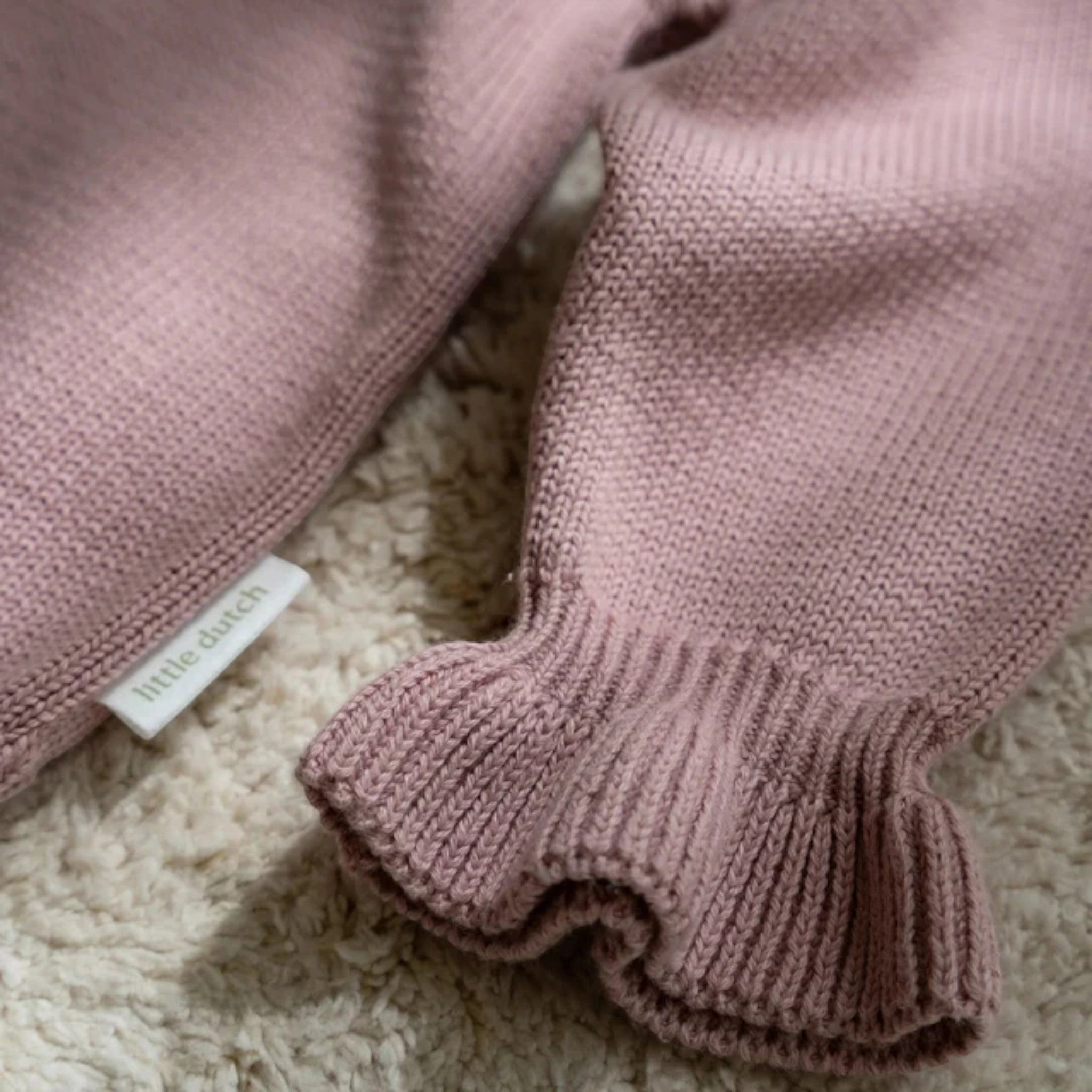 Maglione lavorato a maglia - Giardino delle fate Bimba Rosa CL25092019