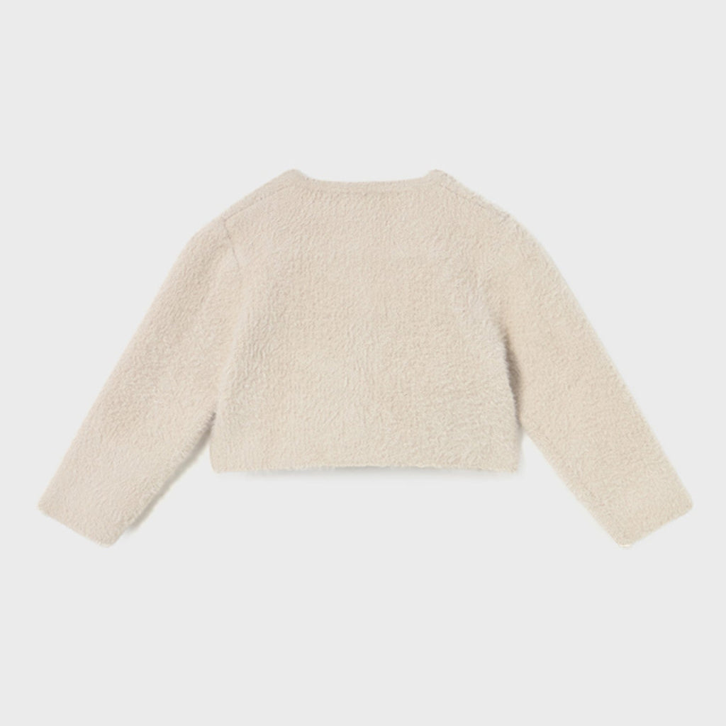 Ivory Fur Cardigan for Girls 2357/62
