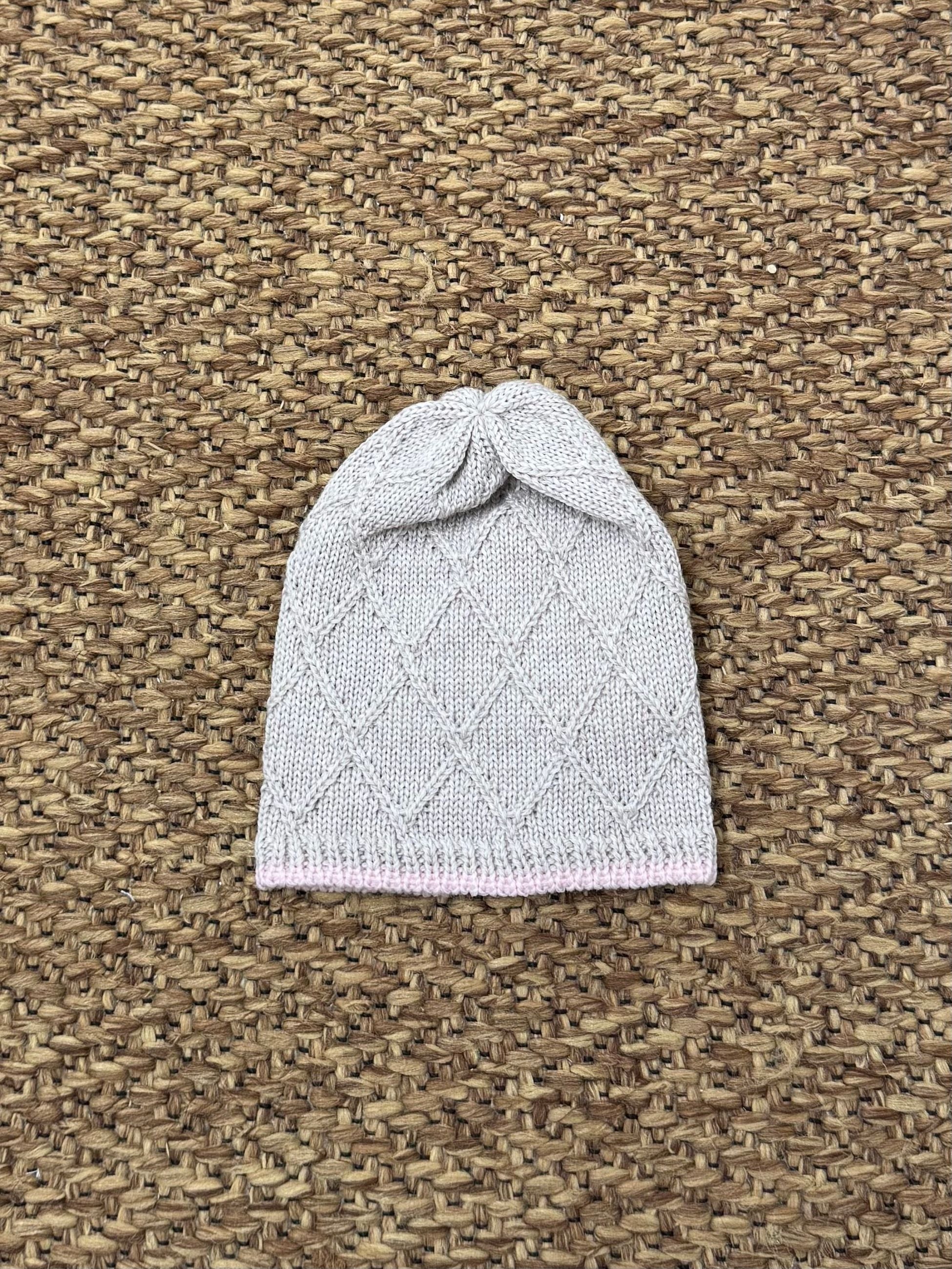 Cuffia Neonata Beige CA79/R