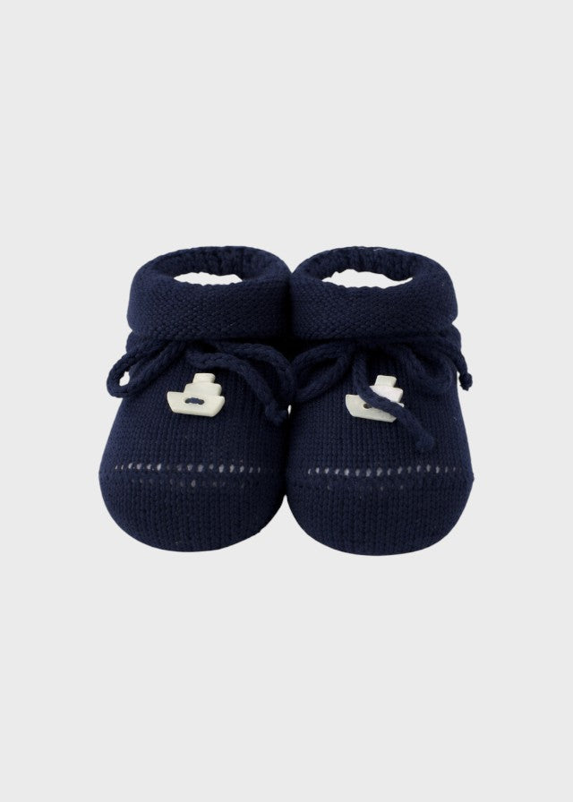 Blue Teddy Bear Cotton Slippers ORSETTO/767-B