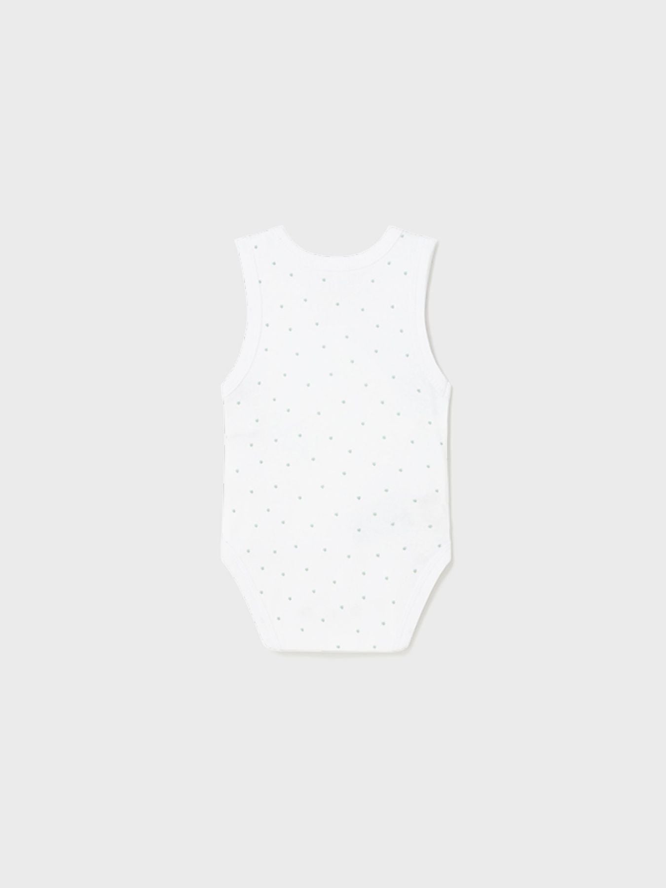 Baby Bodysuit m/s White 1719