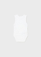 White Sleeveless Bodysuit 1719