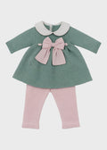 Complete Cotton Bow Green Pink 478