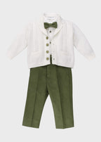 Green Bow Tie Ceremony Coordinated Set