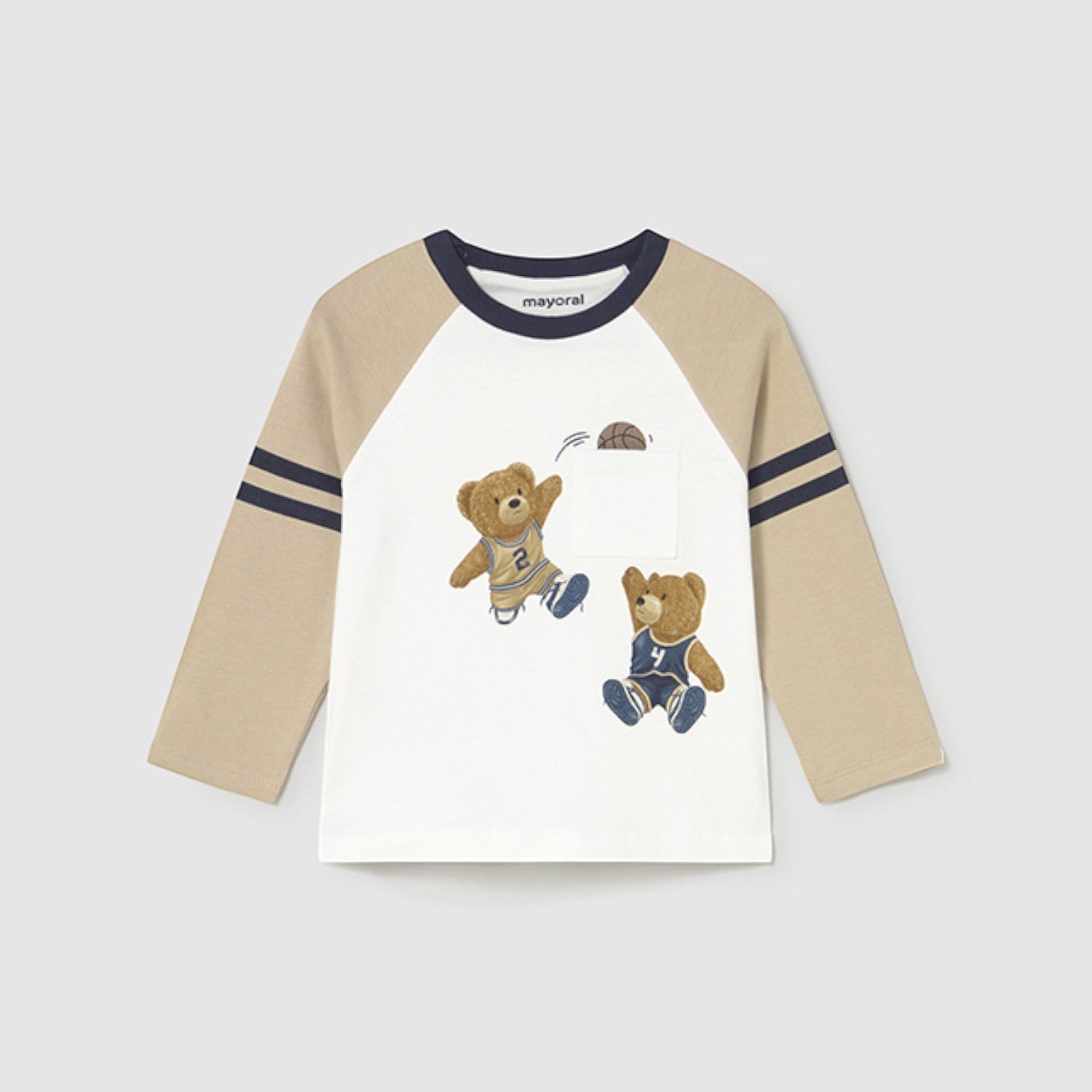 Maglietta m/l coordinabile Bimbo PANNA 2059/86