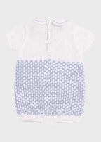 Sky Blue Teddy Short Romper EK5722/C