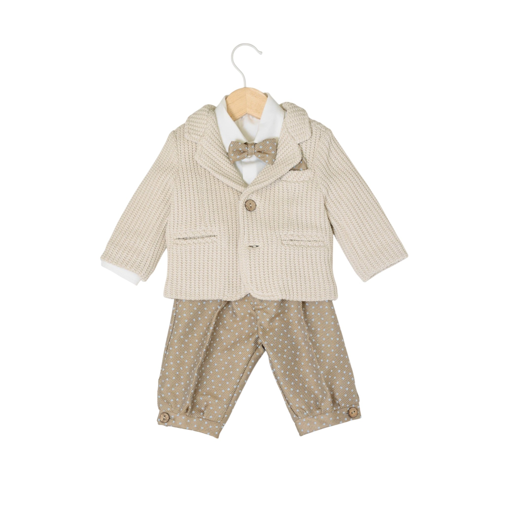 Baby Boy's Beige Suit M0460A
