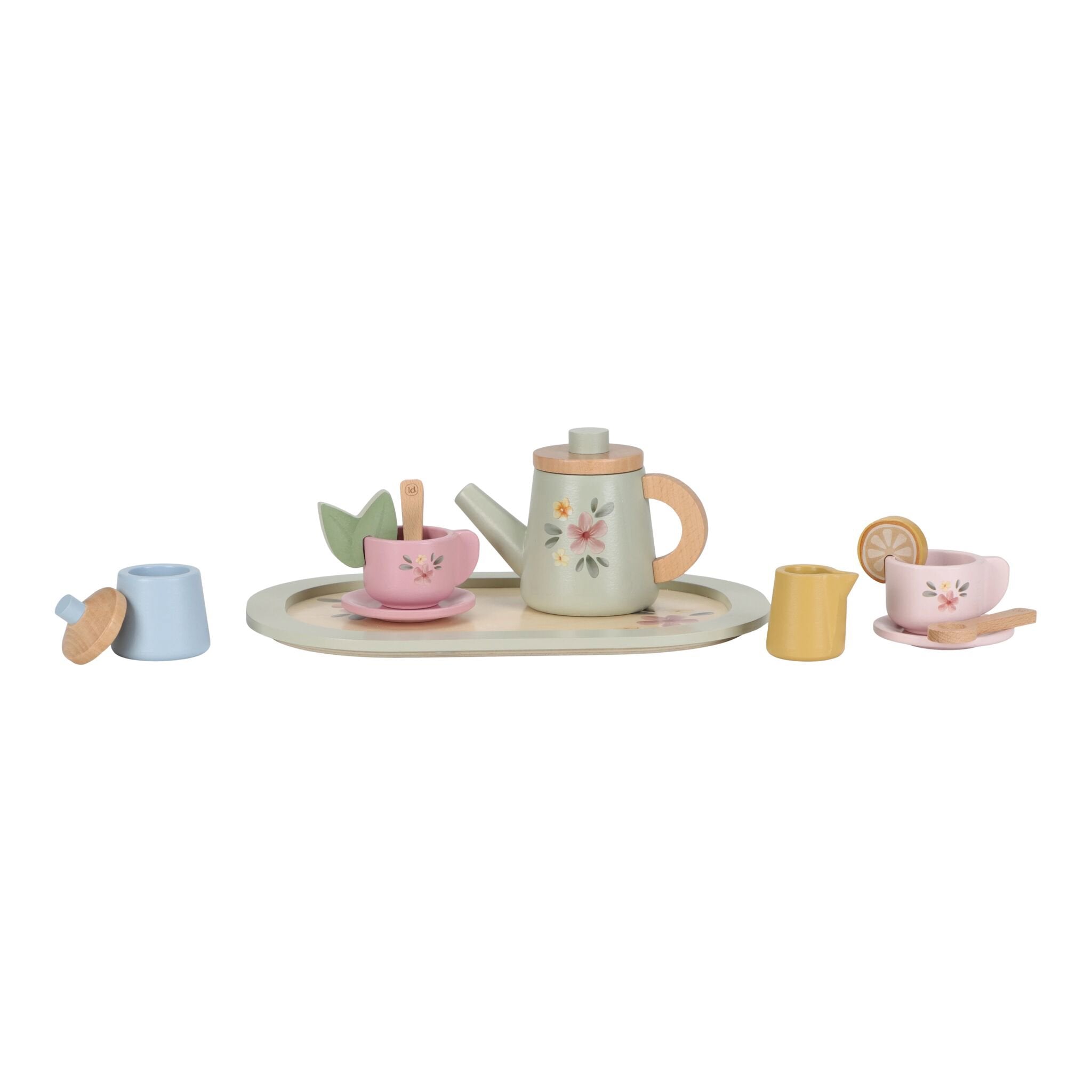 Multicolor Wooden Tea Set LD2507