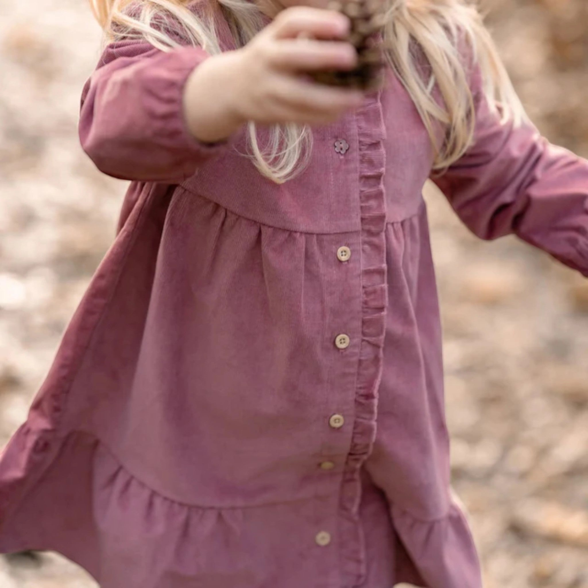 Long-sleeved dress - Fairy Garden Girl Pink CL25095001