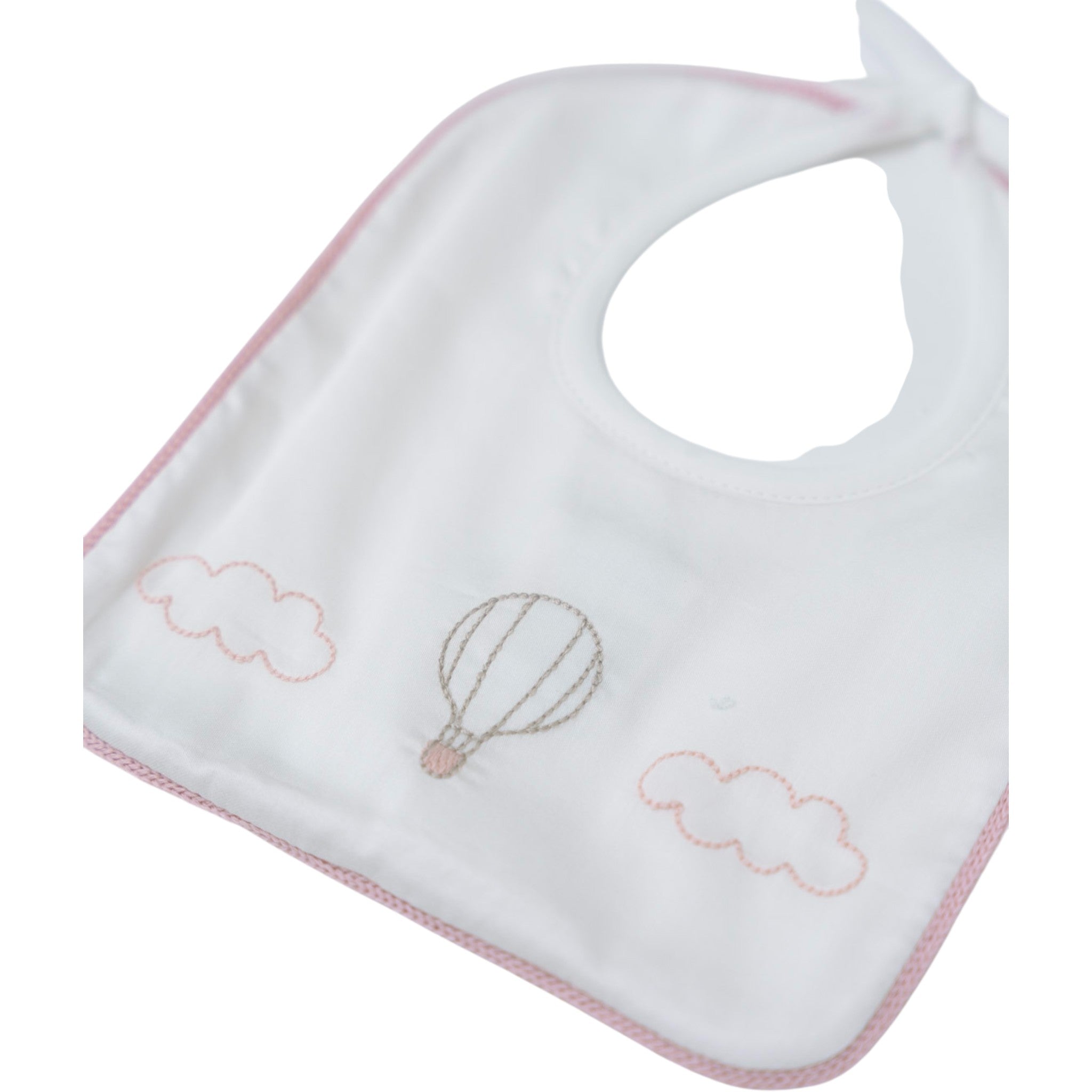 Bavetta Neonata Cotone 100% Vaniglia Mongolfiera IN57BAV/R