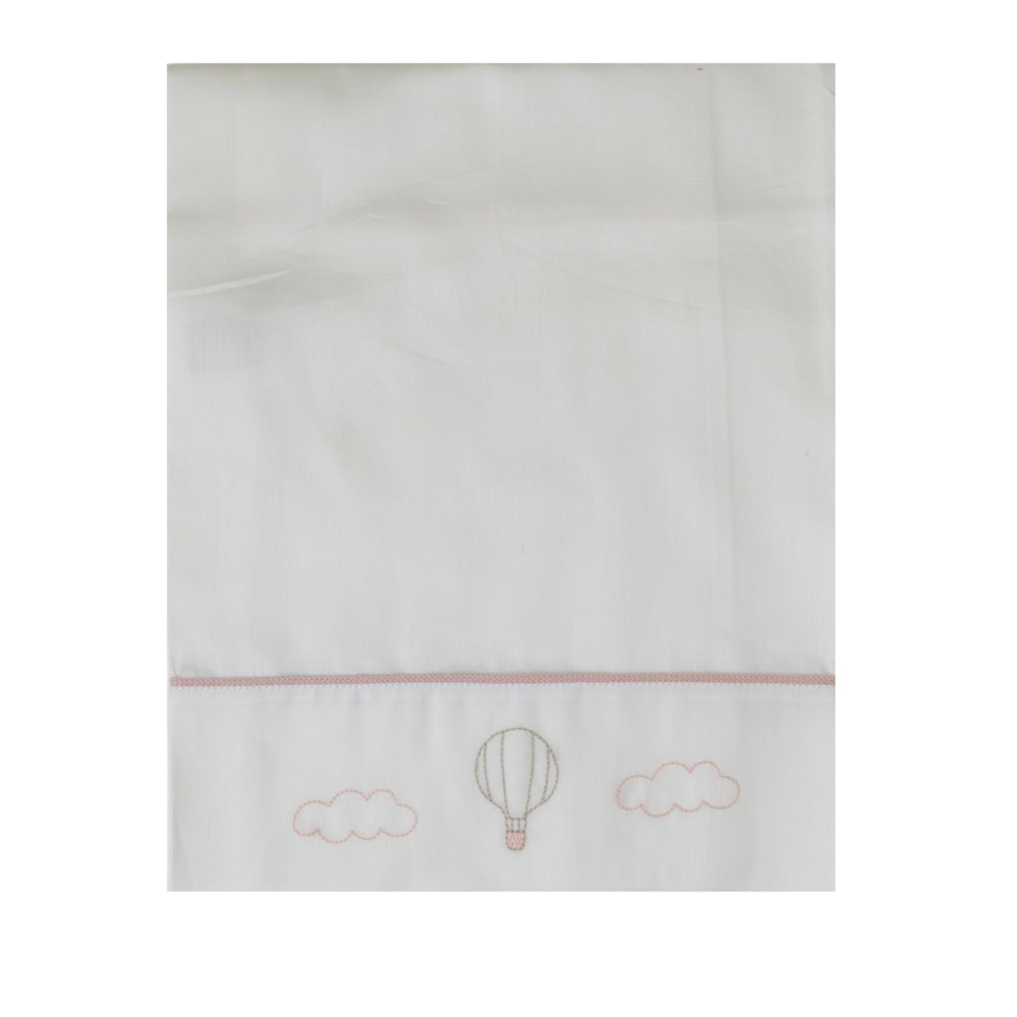 Lenzuolino Neonata Cotone 100% Set 3 Pezzi Vaniglia Mongolfiera IN57LE/R