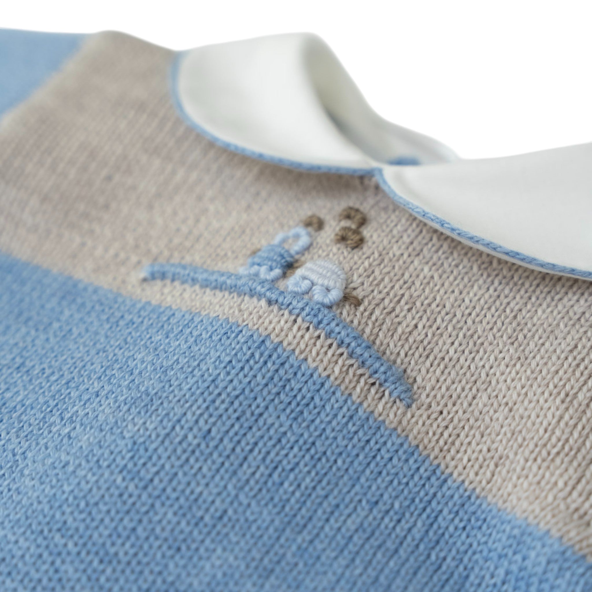 Completo 2 Pezzi Babbucce Ricamo Trenino BENNY - Piccola Giuggiola BENNY-CN