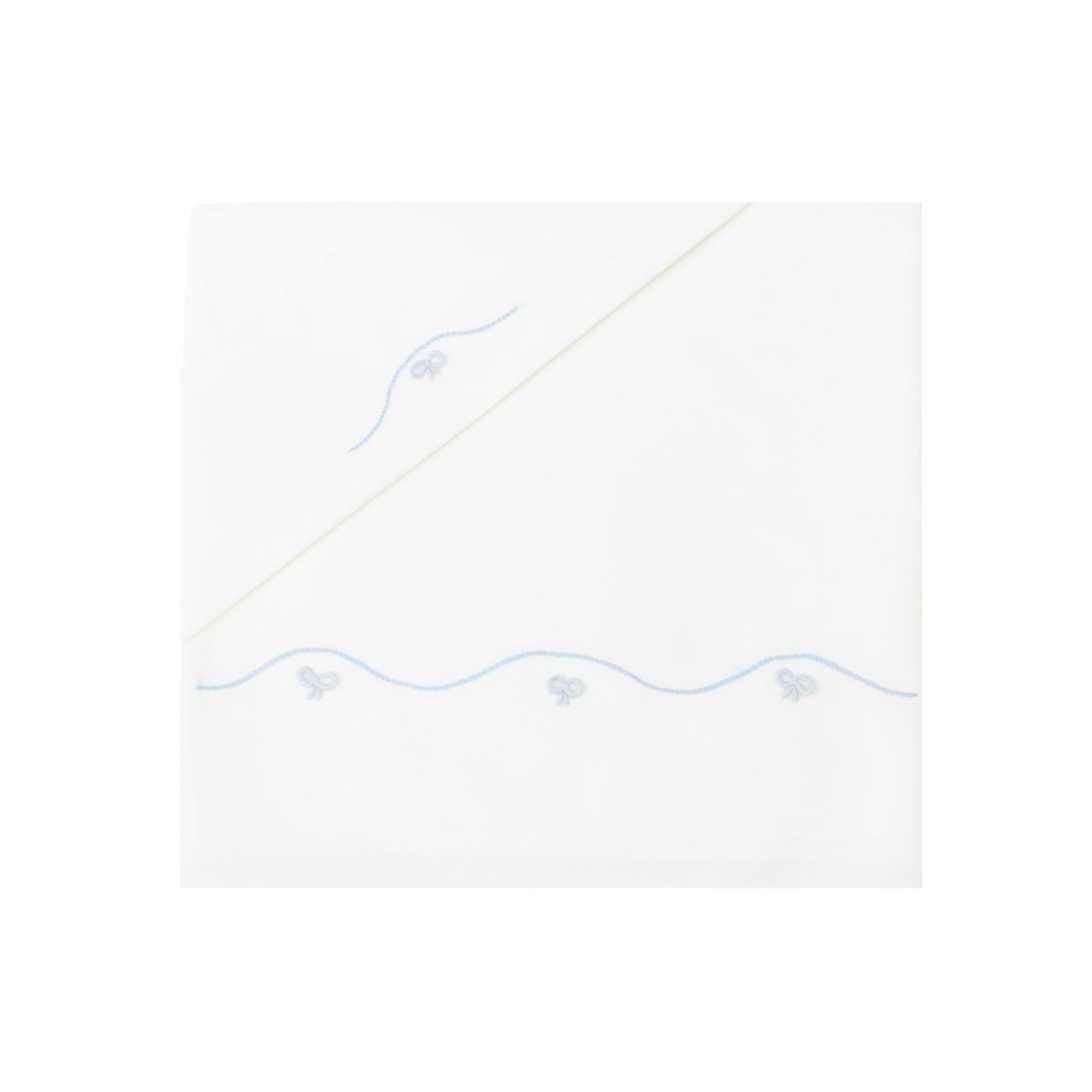 Lenzuolino Batista Cotone Fiocchi Grigio ARTEMIDE - Piccola Giuggiola ARTEMIDE/LN