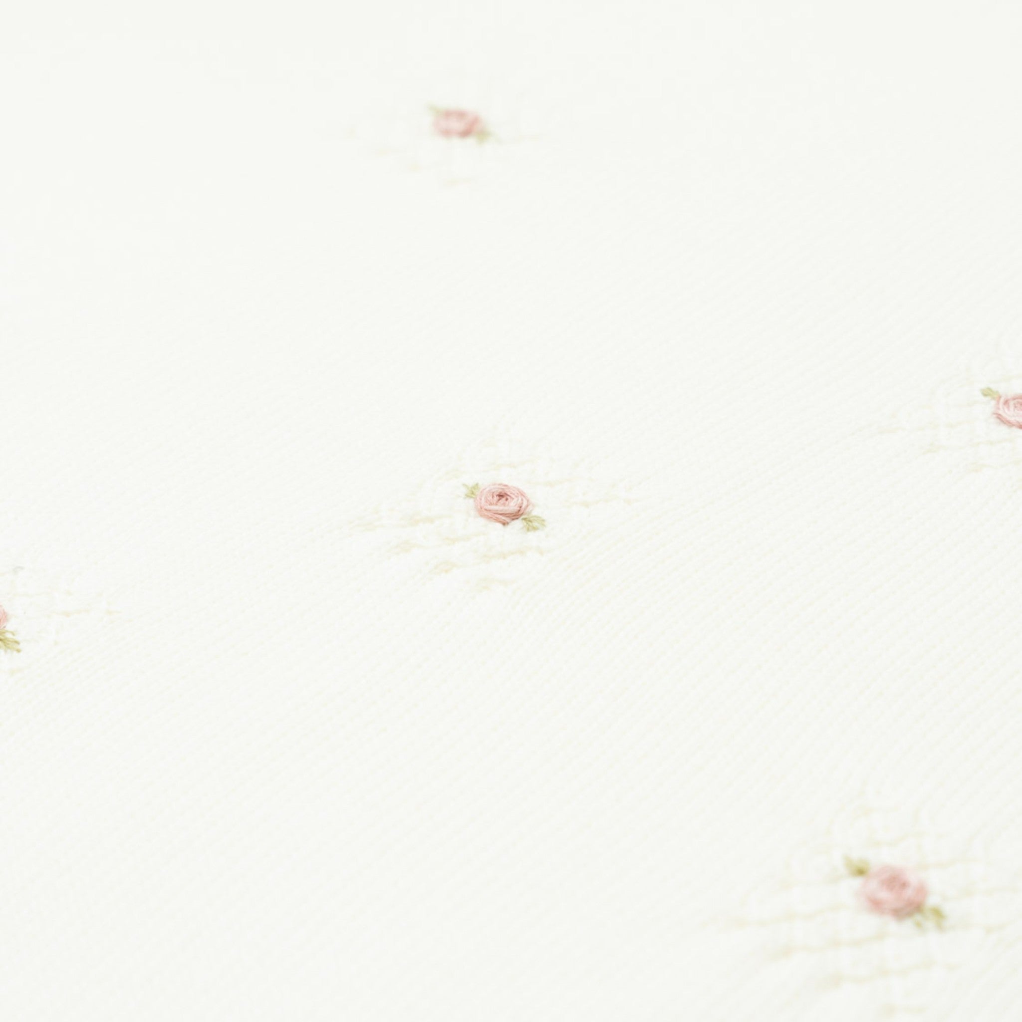 Coperta Pura Lana Ricamo Fiori Rococò ASIA - Piccola Giuggiola