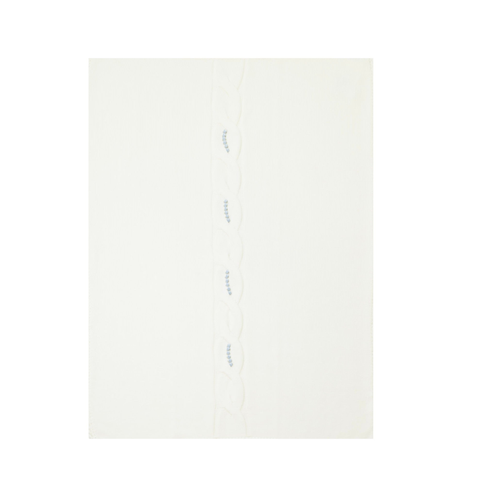 Pure Wool Blanket with Braided Embroidery OLLY - Little Jujube OLLY/CO-C