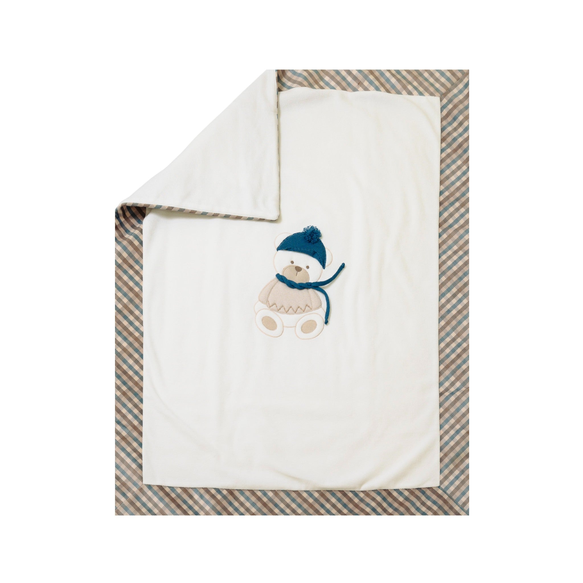 Copertina Neonato Ciniglia 100% Vaniglia Natural Bio Zaffiro IN6181/Z