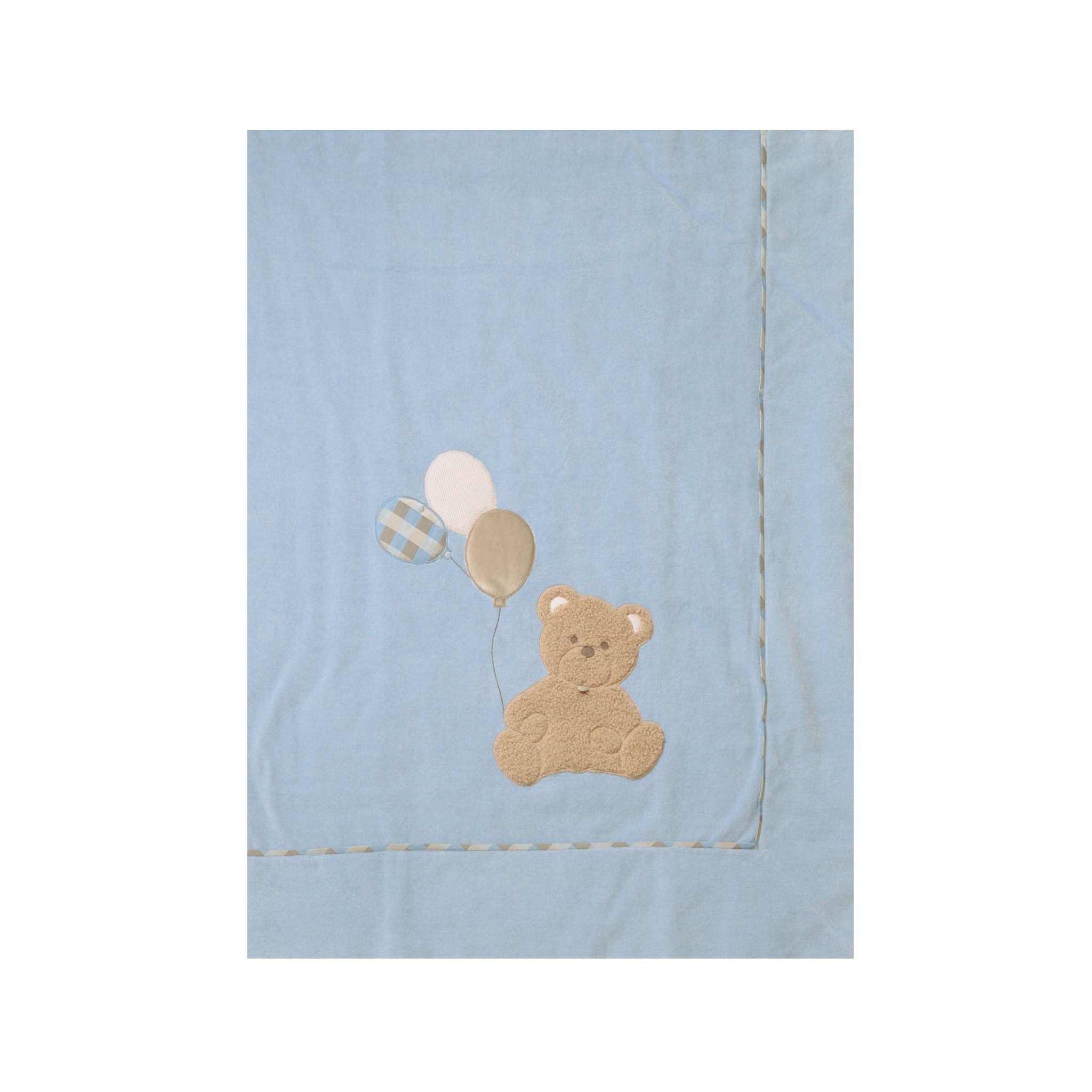 100% Chenille Baby Blanket, Sky Tobacco IN7081/C