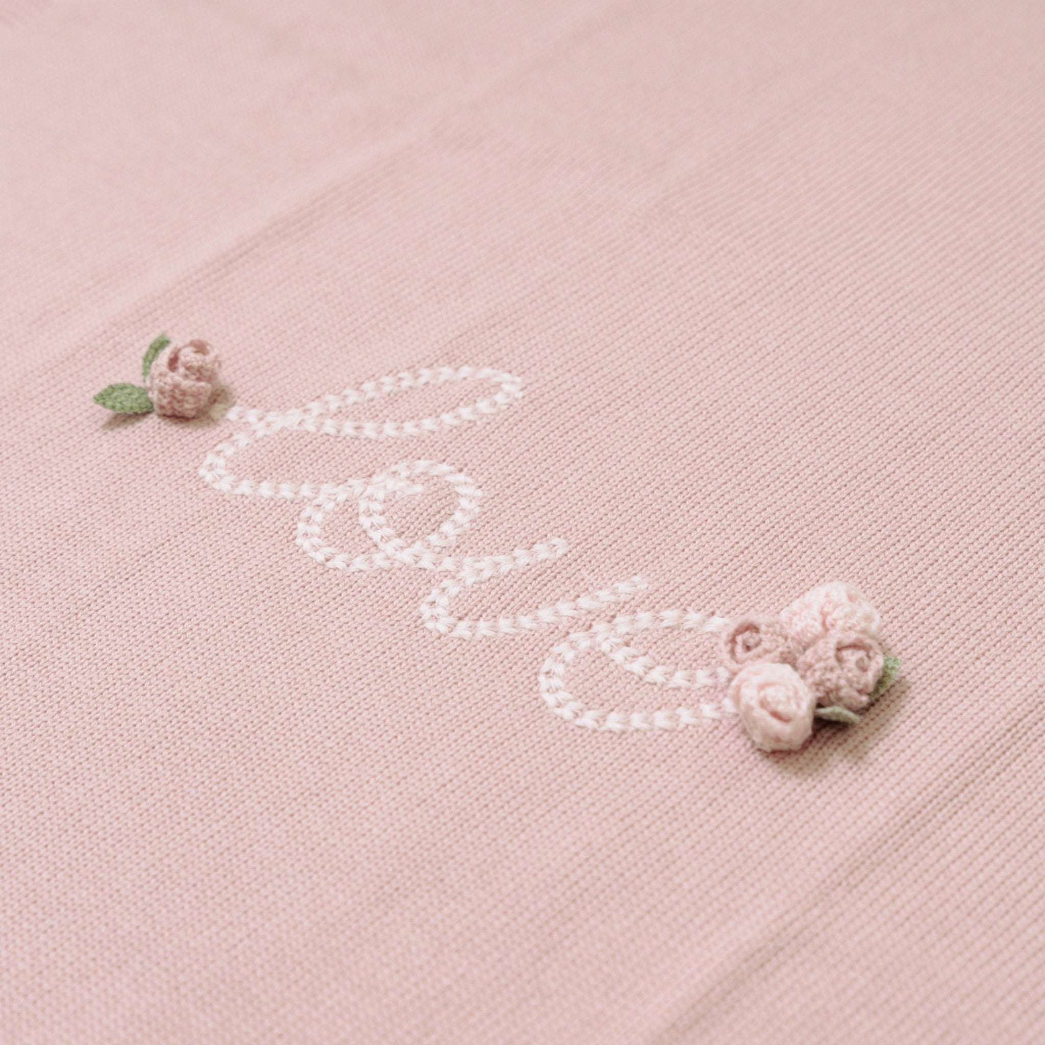 Copertina Neonata Lana Vergine 100% Rosa Marsala IN1980/R