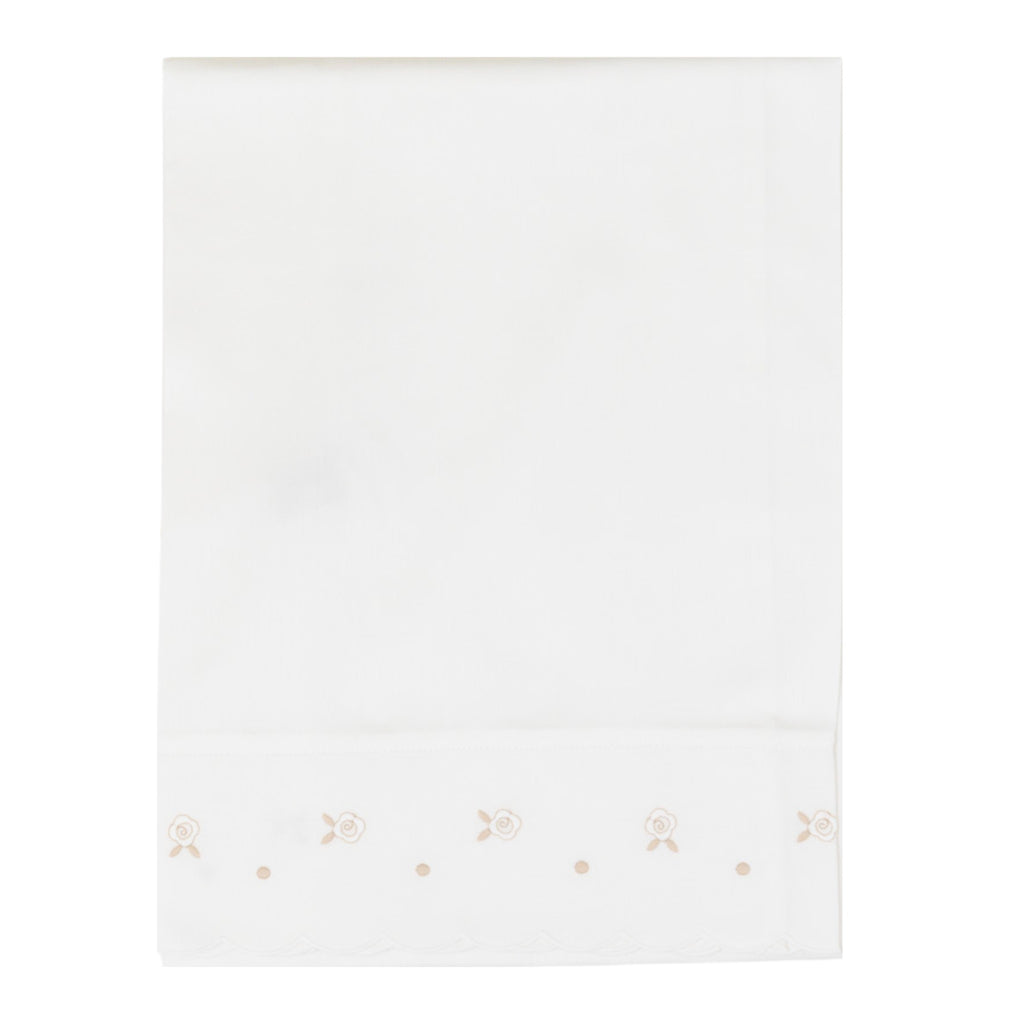 100% Cotton Baby Fitted Sheet Set, 3 Pieces, Vanilla Tortora IN24LE/V