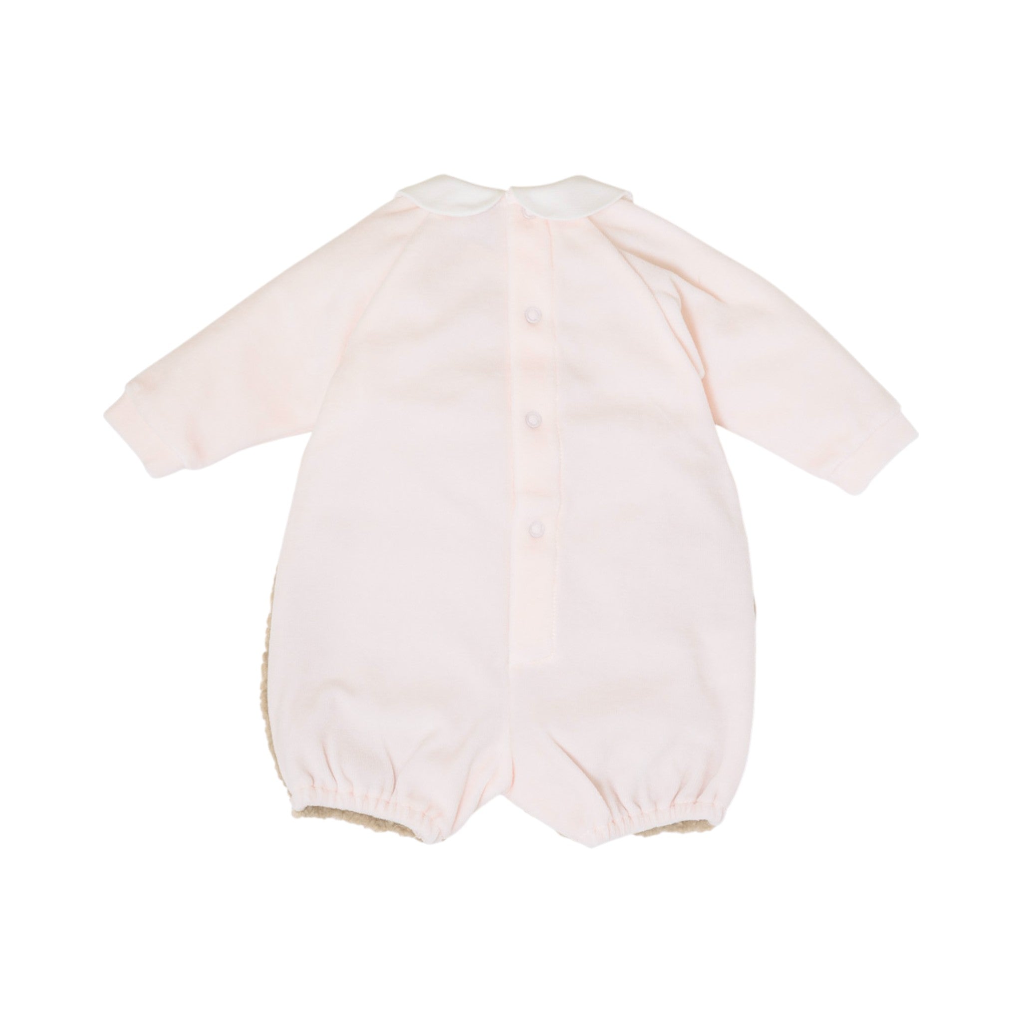 Tutina Neonata Ciniglia 100% Rosa Orsetto Palloncini IN7023/R