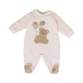 100% Pink Chenille Baby Romper IN7014/R