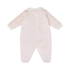 100% Pink Chenille Baby Romper IN7014/R