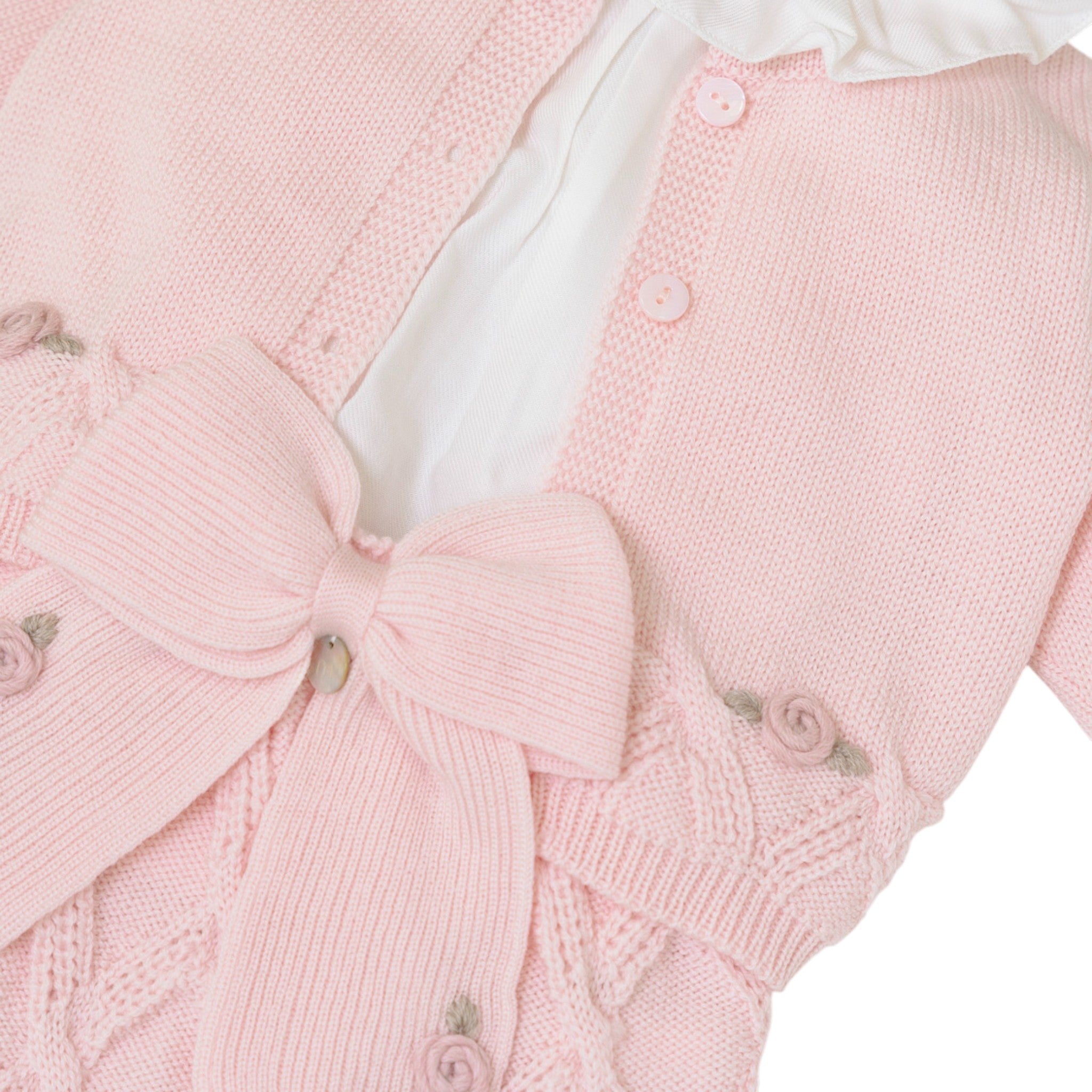 Completo Bimba Lana Vergine 100% Rosa Marsala IN2460/R