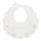 100% Cotton Baby Bib, Vanilla Tortora IN24BAV/V