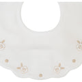 100% Cotton Baby Bib, Vanilla Tortora IN24BAV/V