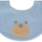 100% Chenille Baby Bib, Sky Blue IN70BAV/C