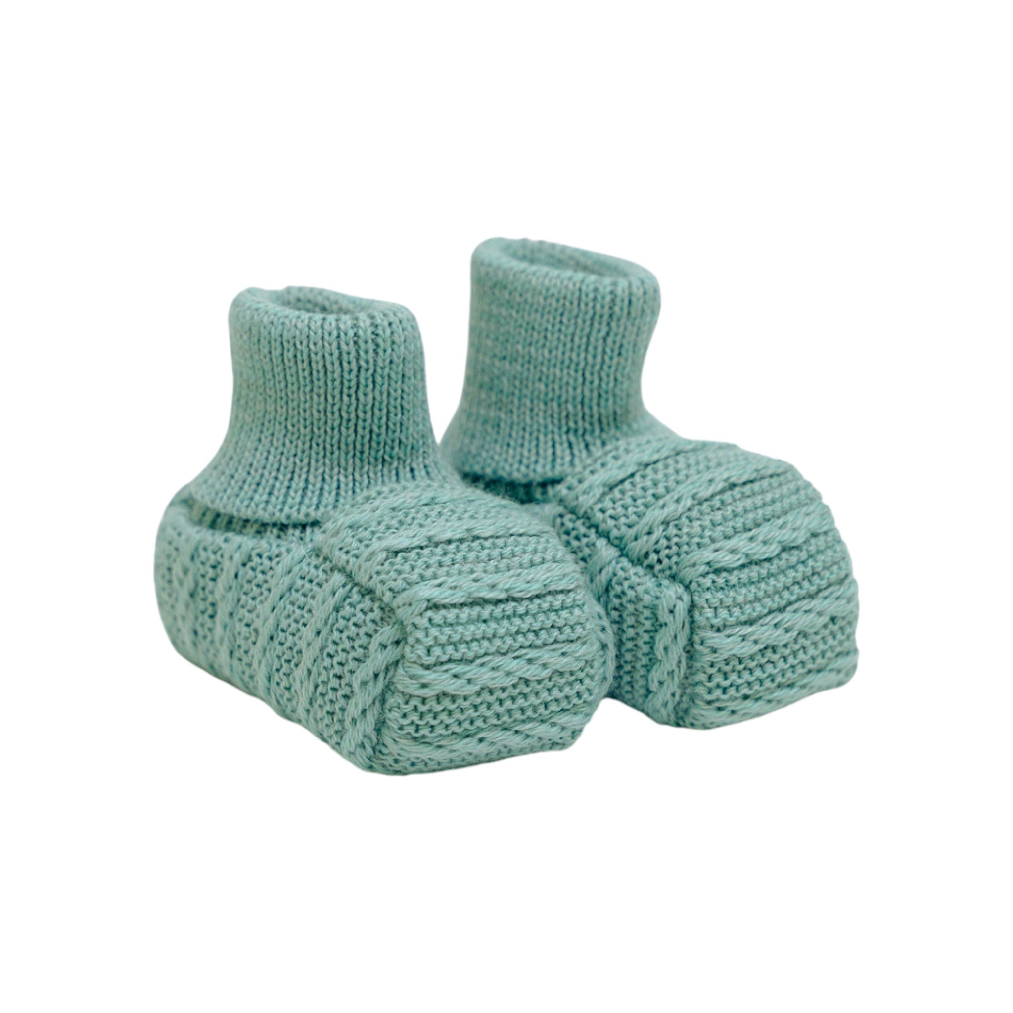 Green Baby Booties IN66S