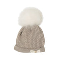 100% Virgin Wool Baby Hat, Tortora Color, IN6371