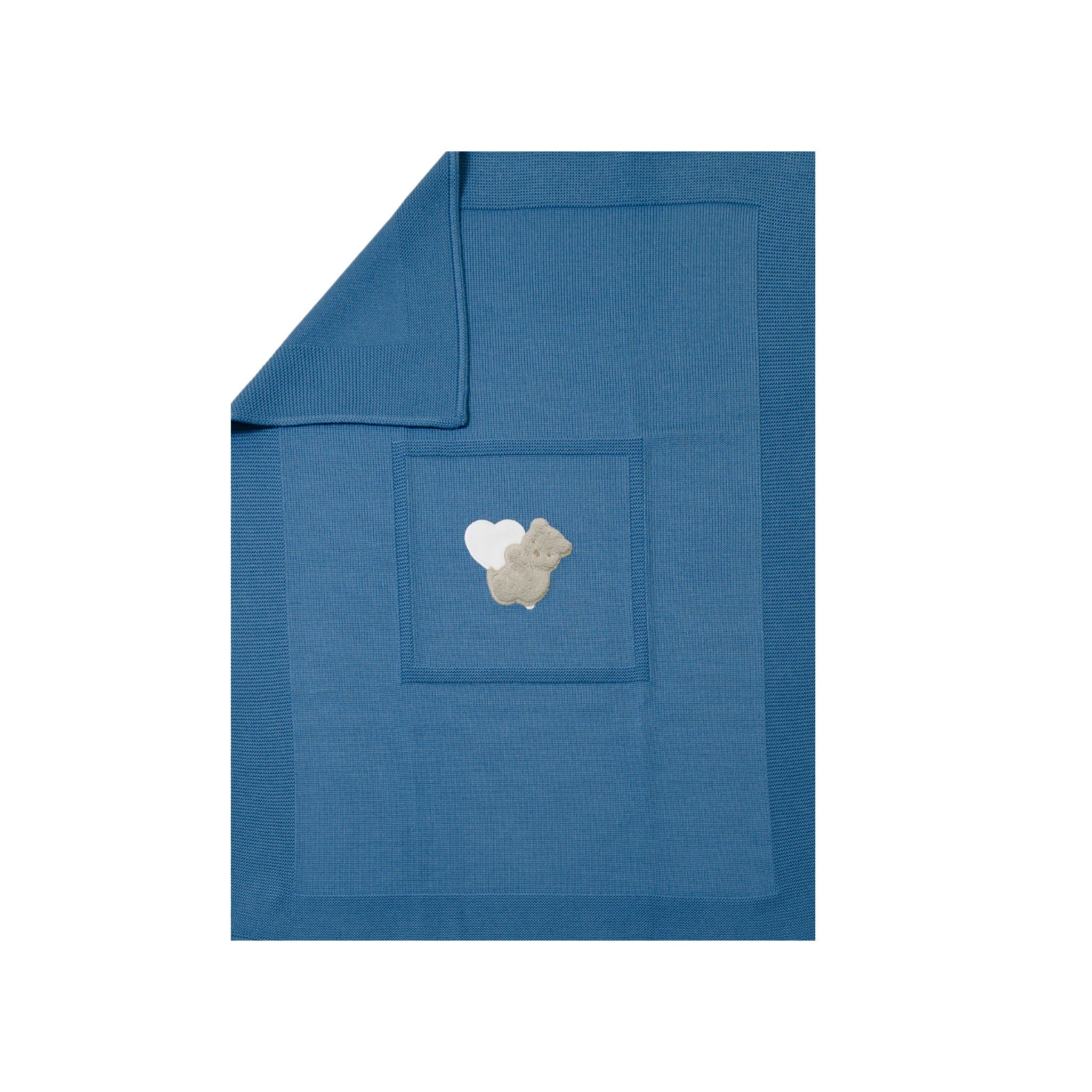 Coperta Teddy Love Neonato BLU TEDDY LOVE 133/I