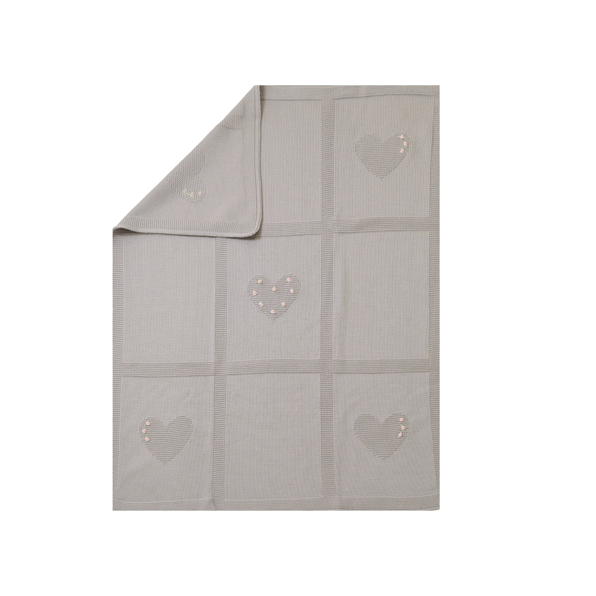 Coperta Love Flower Neonata TORTORA LOVE FLOWER 143/T