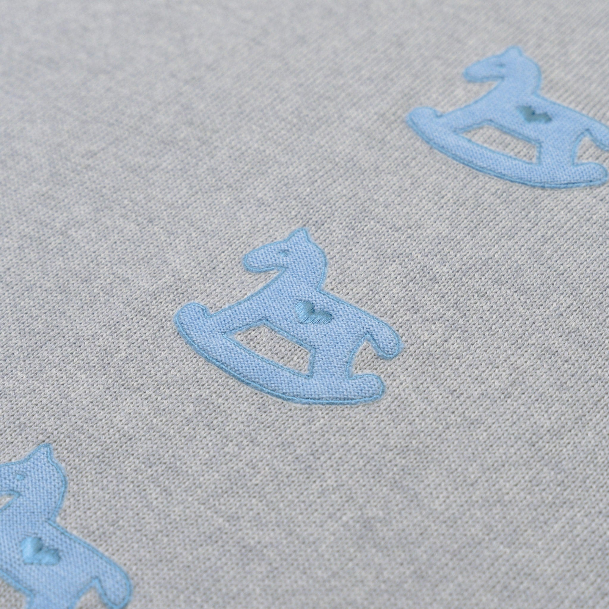 Coperta Grigio Pura Lana BABY LORD CAVALLINO/120