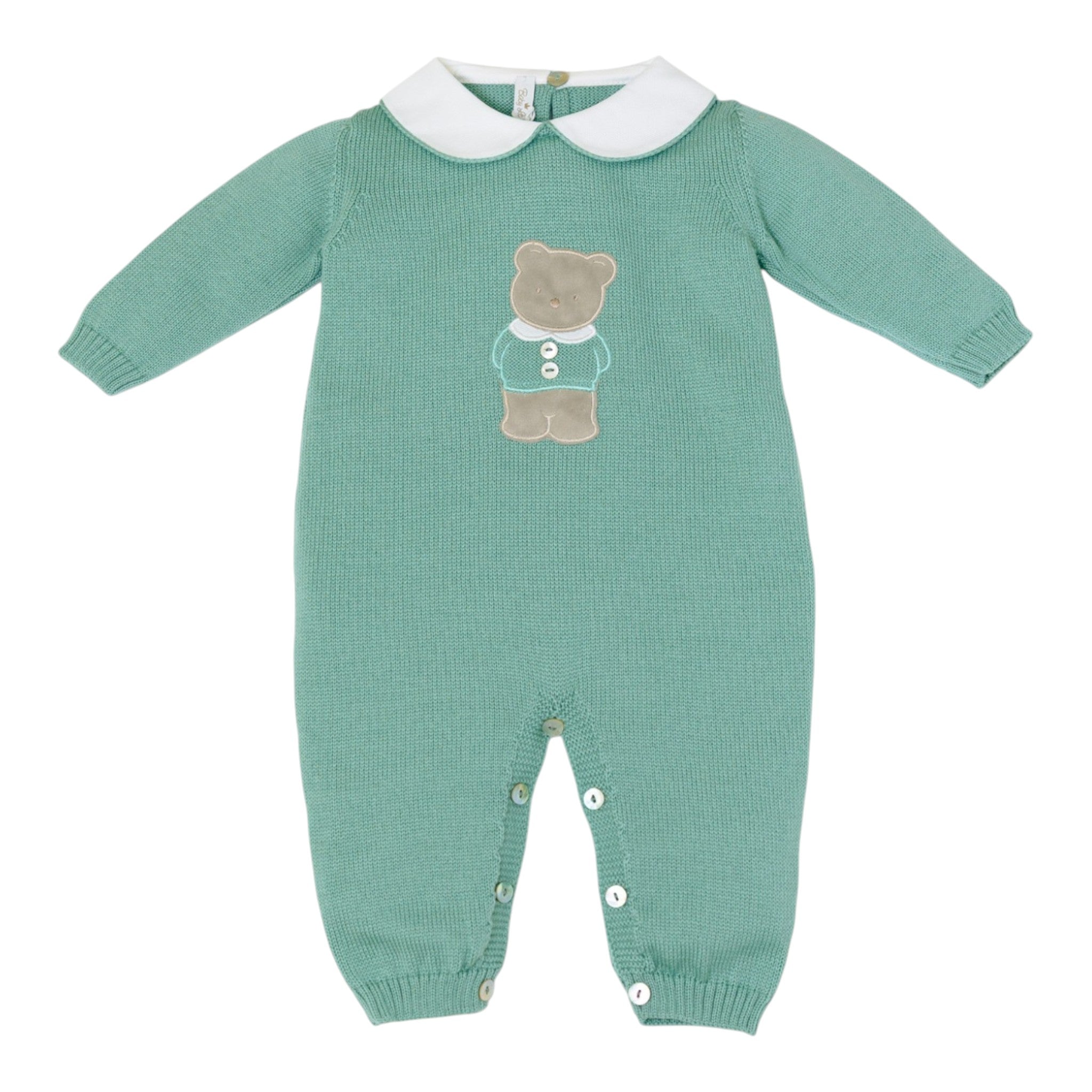 Tutina Verde Pura Lana BABY LORD TEDDY BEAR/321-V