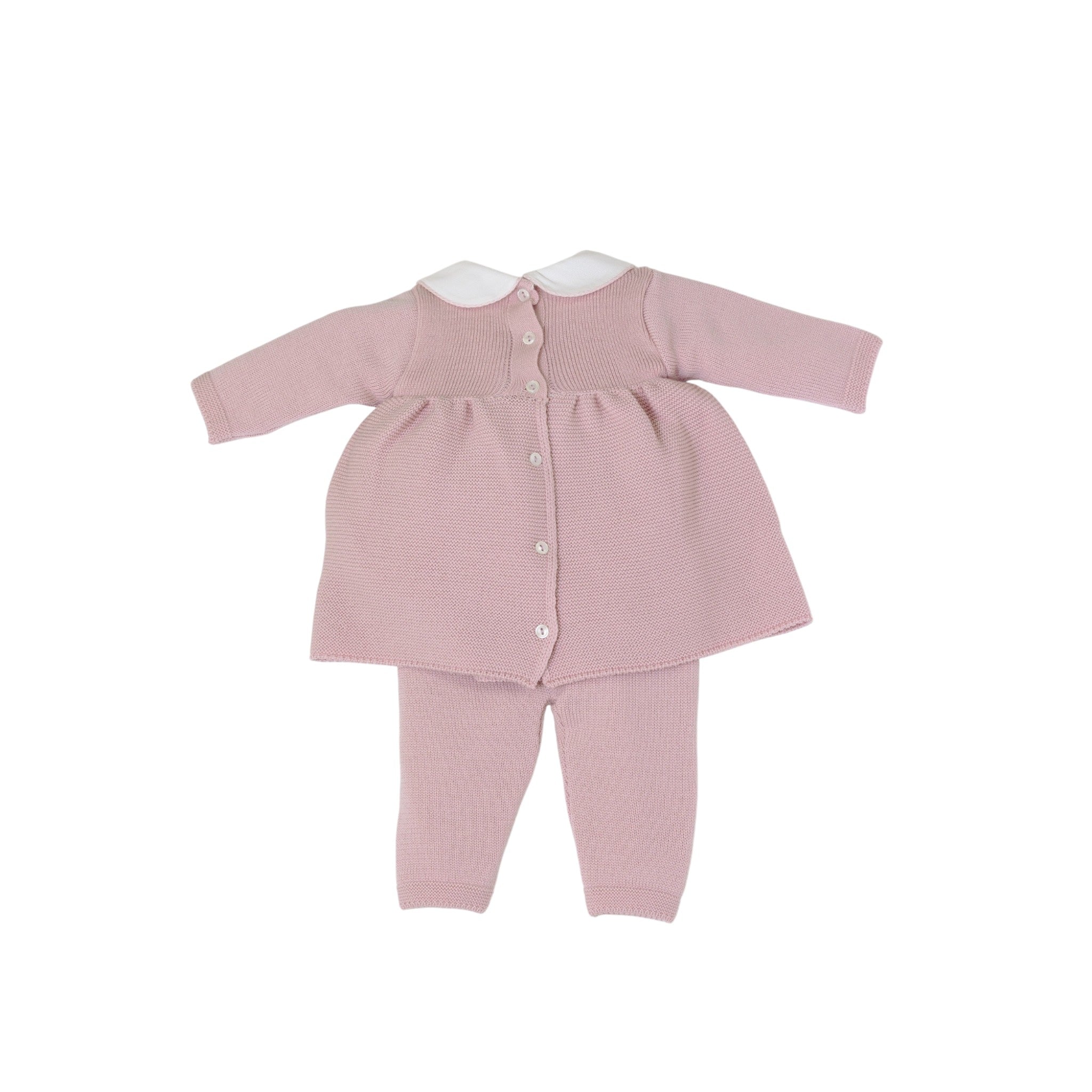 Completo Nascita Fiocco Romantico Pura Lana BABY LORD 401