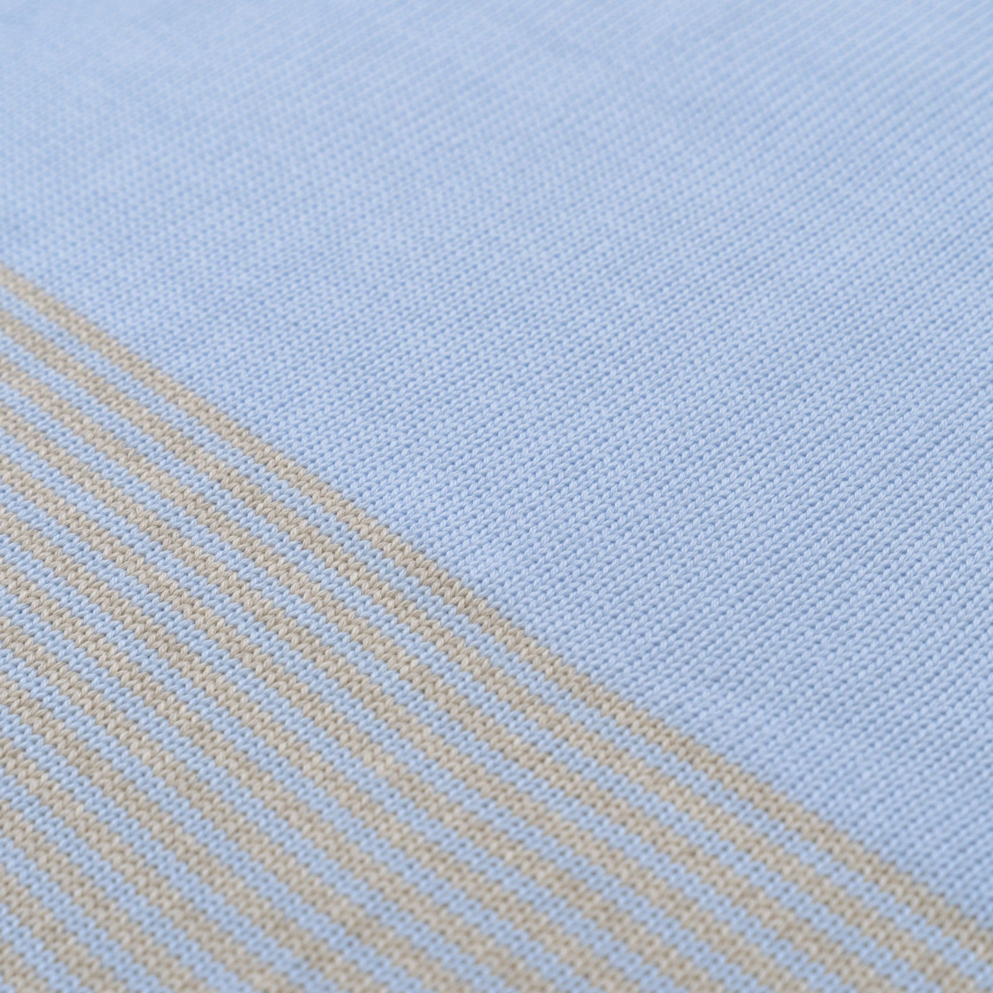 Coperta Neonato CIELO Righe Grigio LE DODO' - Made in Italy E90-5003