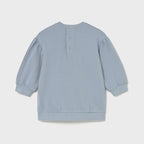 Graphic sweatshirt dress for girls, color SKY 2921/56