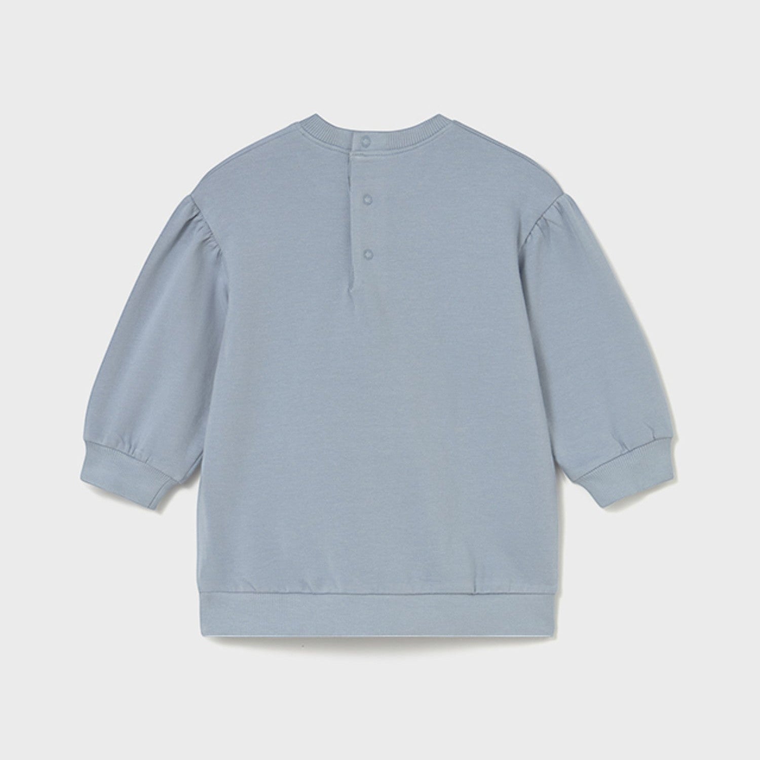 Graphic sweatshirt dress for girls, color SKY 2921/56