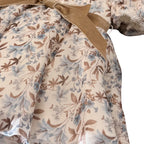Beige Floral Dress for Baby Girl GG29I